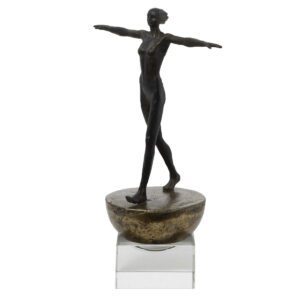 Woman Finding Balance Sculpture