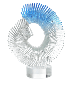 Crashing Waves Glass Sculpture