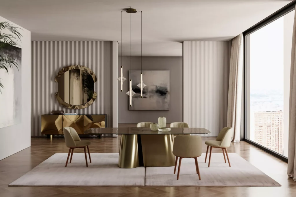 Kimono Dining Table, view 5